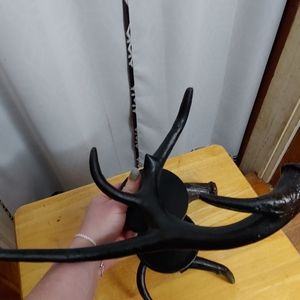 Deer antler candle holders set of 2